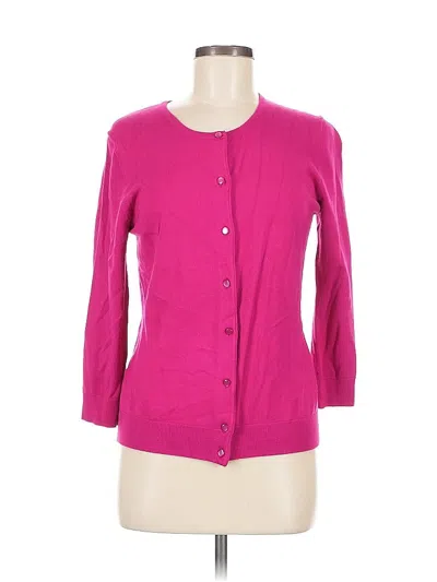 Pre-owned Cable & Gauge 3/4 Sleeve Blouse In Pink