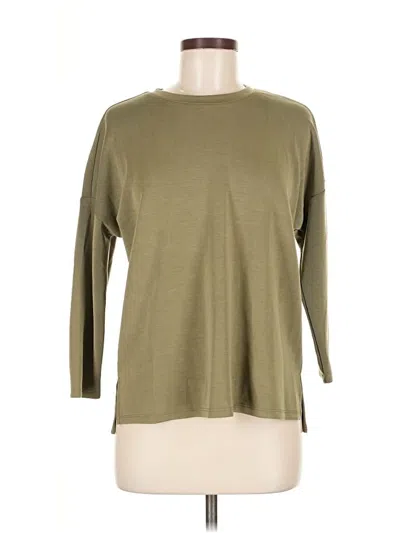 Pre-owned Cable & Gauge 3/4 Sleeve T-shirt In Green