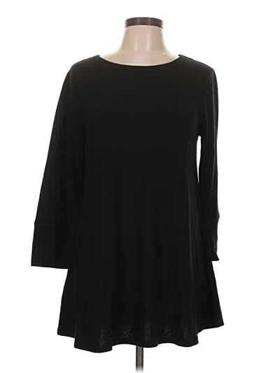 Pre-owned Cable & Gauge 3/4 Sleeve T-shirt In Black