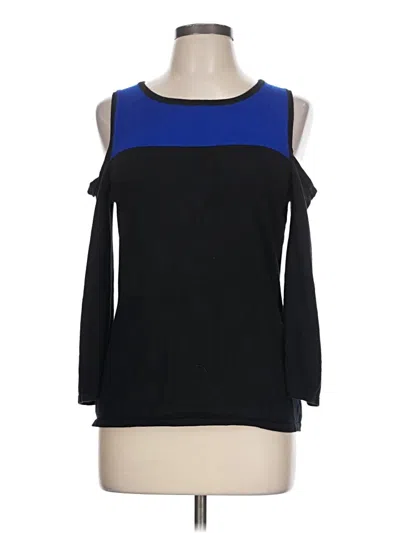 Pre-owned Cable & Gauge 3/4 Sleeve T-shirt In Blue
