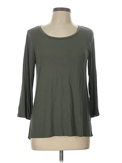 Pre-owned Cable & Gauge 3/4 Sleeve T-shirt In Gray