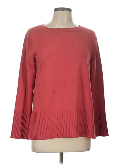 Pre-owned Cable & Gauge 3/4 Sleeve T-shirt In Red