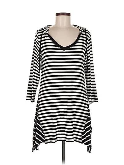 Pre-owned Cable & Gauge Cardigan Sweater In Black