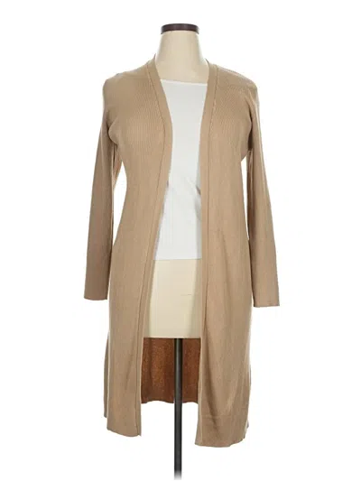 Pre-owned Cable & Gauge Cardigan Sweater In Brown