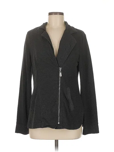 Pre-owned Cable & Gauge Cardigan Sweater In Gray