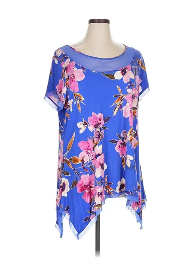 Pre-owned Cable & Gauge Casual Dress In Blue