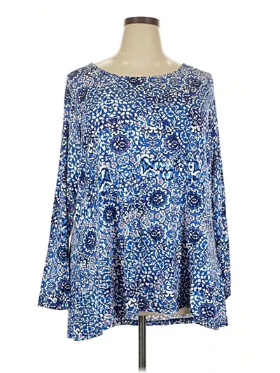 Pre-owned Cable & Gauge Casual Dress In Blue