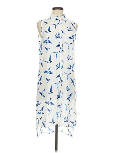 Pre-owned Cable & Gauge Casual Dress In Blue