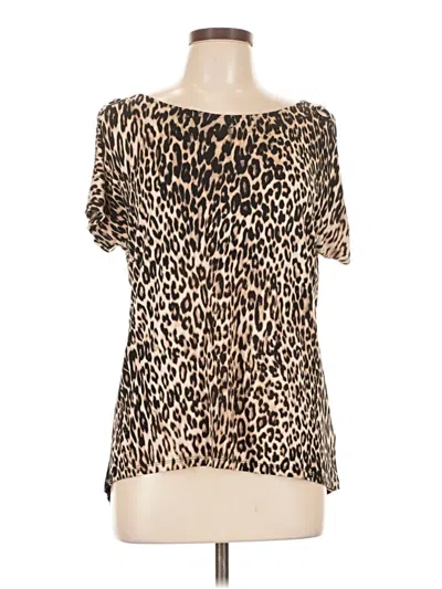 Pre-owned Cable & Gauge Casual Dress In Brown