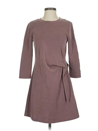 Pre-owned Cable & Gauge Casual Dress In Brown