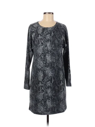 Pre-owned Cable & Gauge Casual Dress In Gray