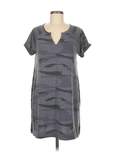Pre-owned Cable & Gauge Casual Dress In Gray
