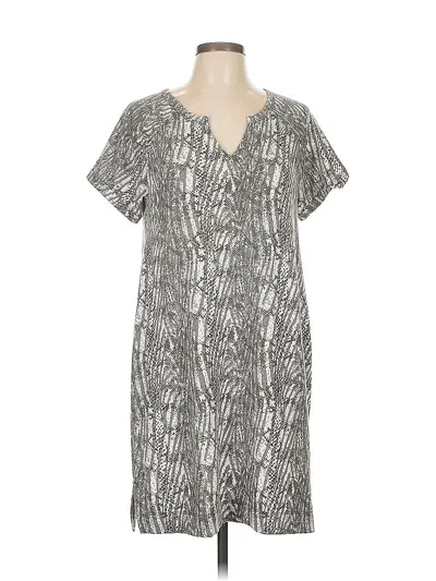 Pre-owned Cable & Gauge Casual Dress In Gray