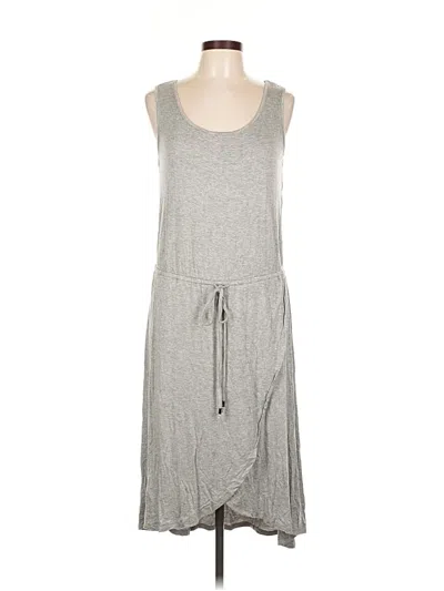 Pre-owned Cable & Gauge Casual Dress In Gray