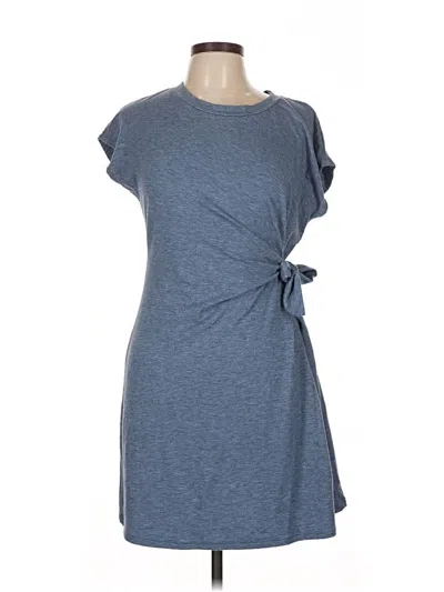 Pre-owned Cable & Gauge Casual Dress In Gray