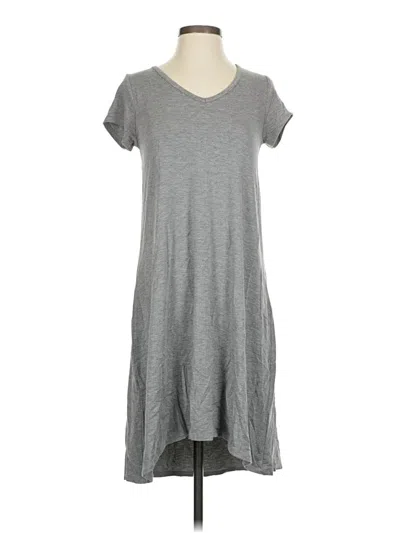 Pre-owned Cable & Gauge Casual Dress In Gray