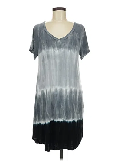 Pre-owned Cable & Gauge Casual Dress In Gray