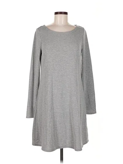 Pre-owned Cable & Gauge Casual Dress In Gray