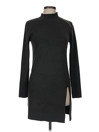 Pre-owned Cable & Gauge Casual Dress In Gray