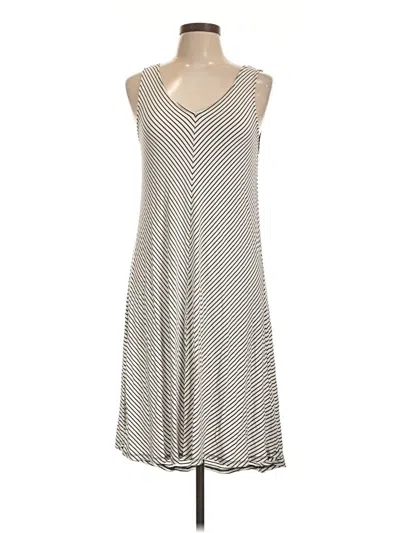 Pre-owned Cable & Gauge Casual Dress In Gray