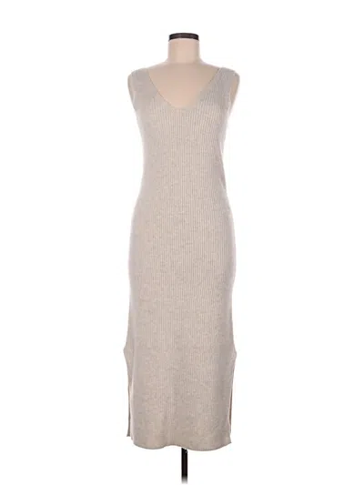 Pre-owned Cable & Gauge Casual Dress In Gray