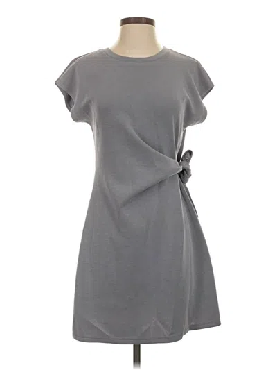Pre-owned Cable & Gauge Casual Dress In Gray