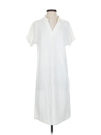 Pre-owned Cable & Gauge Casual Dress In White
