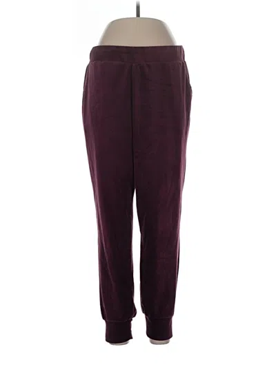 Pre-owned Cable & Gauge Casual Pants In Burgundy