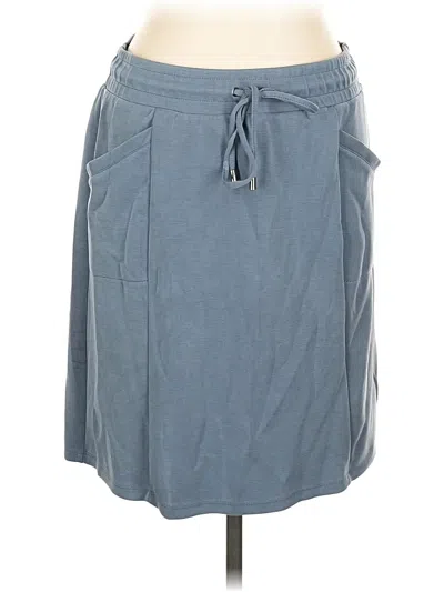Pre-owned Cable & Gauge Casual Skirt In Gray