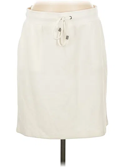 Pre-owned Cable & Gauge Casual Skirt In Ivory