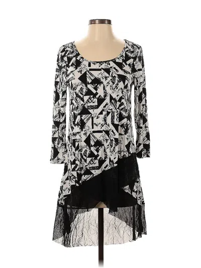 Pre-owned Cable & Gauge Cocktail Dress In Black