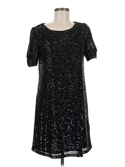Pre-owned Cable & Gauge Cocktail Dress In Black