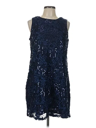 Pre-owned Cable & Gauge Cocktail Dress In Blue