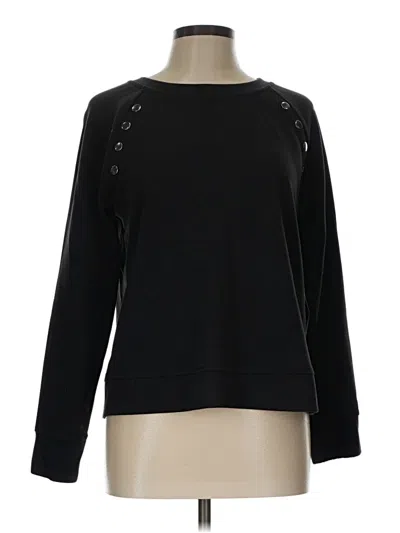 Pre-owned Cable & Gauge Long Sleeve T-shirt In Black