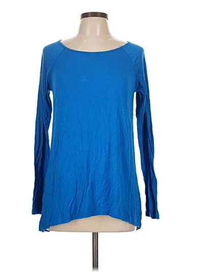 Pre-owned Cable & Gauge Long Sleeve T-shirt In Blue