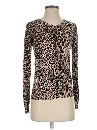 Pre-owned Cable & Gauge Long Sleeve T-shirt In Brown