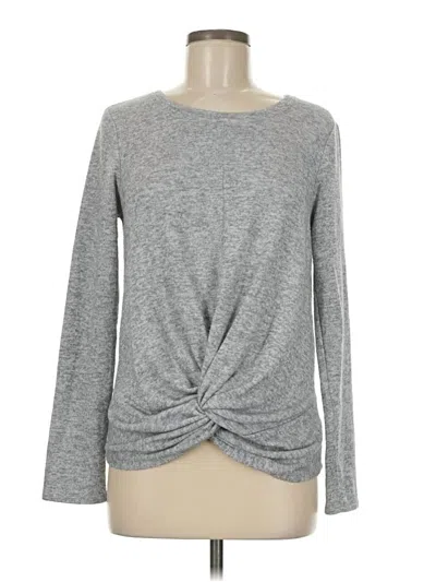 Pre-owned Cable & Gauge Long Sleeve T-shirt In Gray