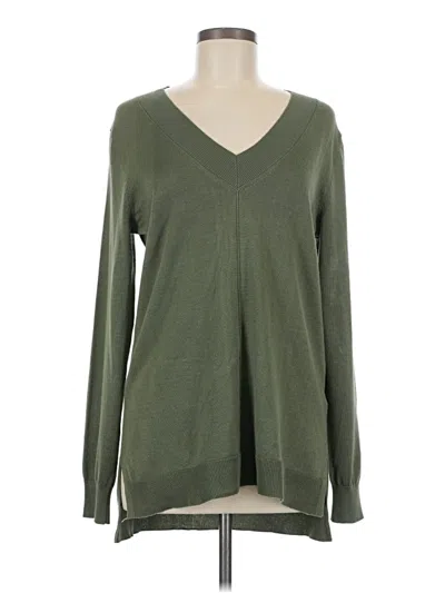 Pre-owned Cable & Gauge Long Sleeve T-shirt In Green