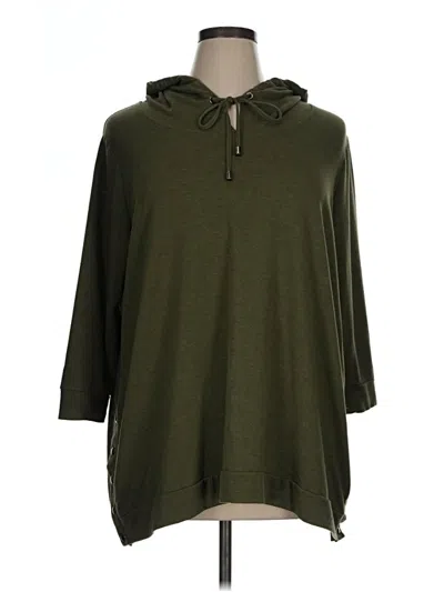 Pre-owned Cable & Gauge Poncho In Green