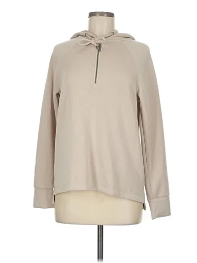 Pre-owned Cable & Gauge Pullover Hoodie In Tan