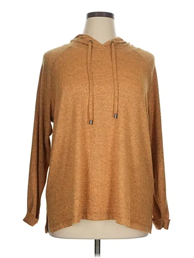 Pre-owned Cable & Gauge Pullover Sweater In Brown