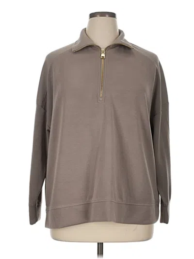 Pre-owned Cable & Gauge Pullover Sweater In Brown