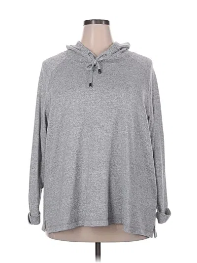 Pre-owned Cable & Gauge Pullover Sweater In Gray
