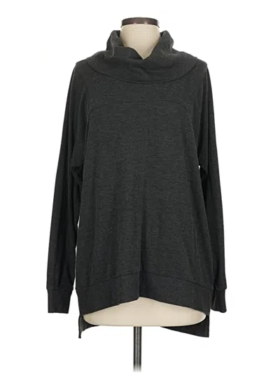 Pre-owned Cable & Gauge Pullover Sweater In Gray