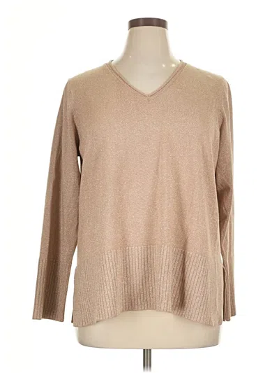 Cable & Gauge Pullover Sweater In Tan