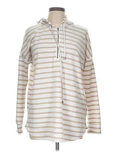 Pre-owned Cable & Gauge Pullover Sweater In Tan