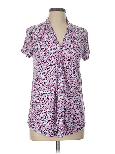 Pre-owned Cable & Gauge Short Sleeve Polo Shirt In Pink