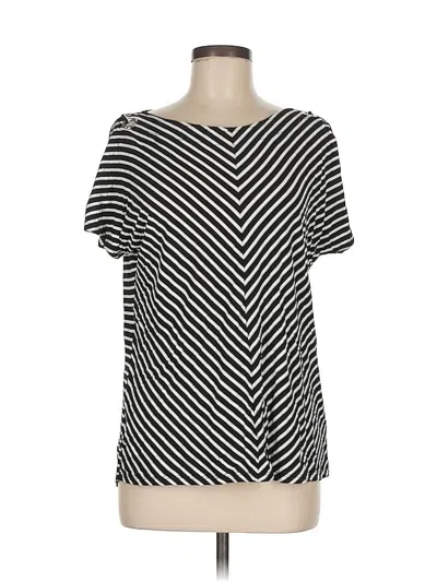 Pre-owned Cable & Gauge Short Sleeve T-shirt In Black