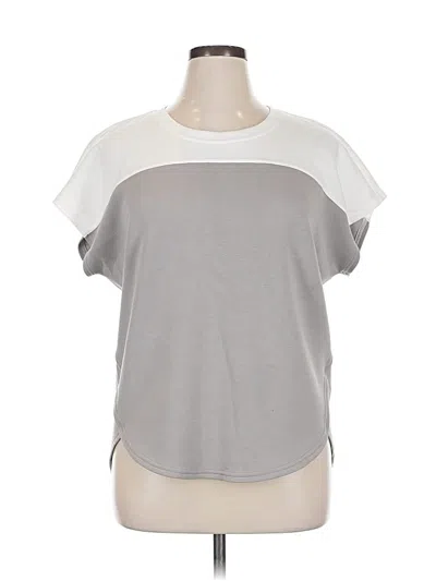 Pre-owned Cable & Gauge Short Sleeve T-shirt In Gray