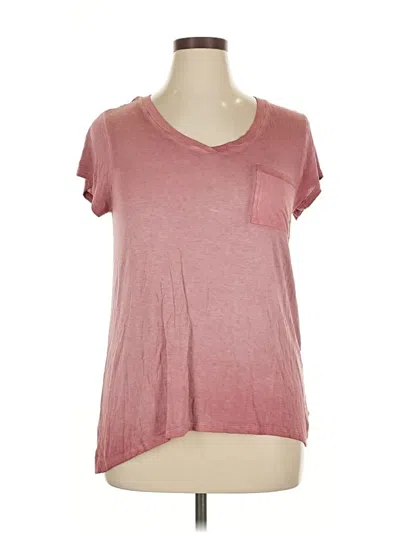 Pre-owned Cable & Gauge Short Sleeve T-shirt In Pink